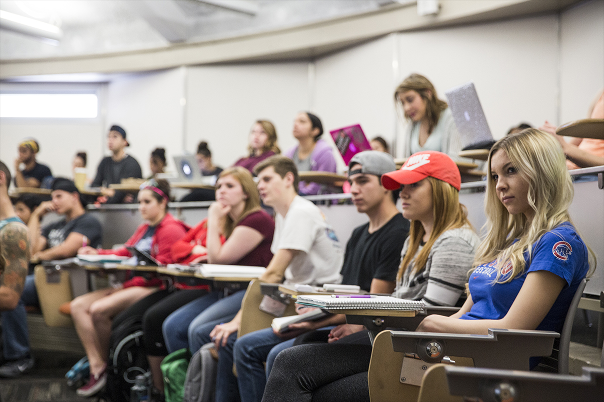 photo of students in a seminar classroom